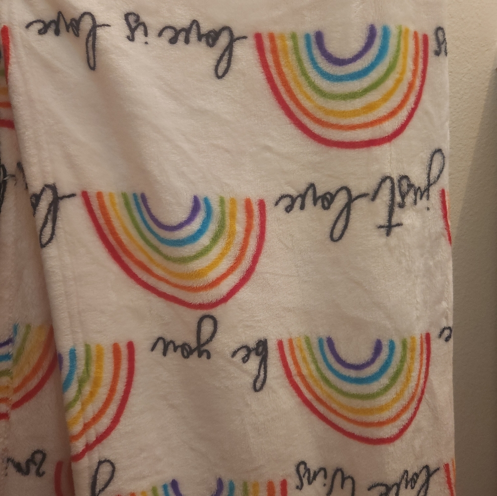 Rainbow blanket
